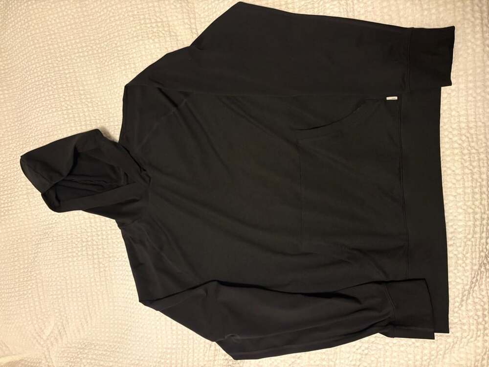 Vuori Coronado Pullover Hoodie Mens Large Black Heather V271